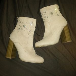 Sequined Booties